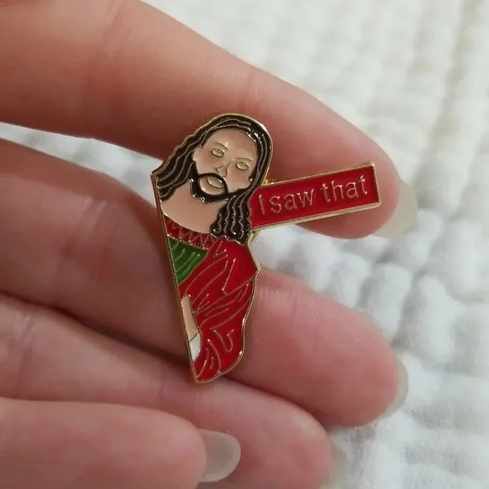 3 for $15/ 5 for $20 Pin- I Saw That Jesus